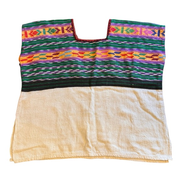 Tops - Guatemalan Huipil Embroidered Blouse